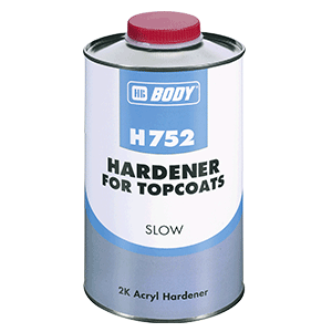 HB BODY H752 HARDENER FOR TOP COATS SLOW