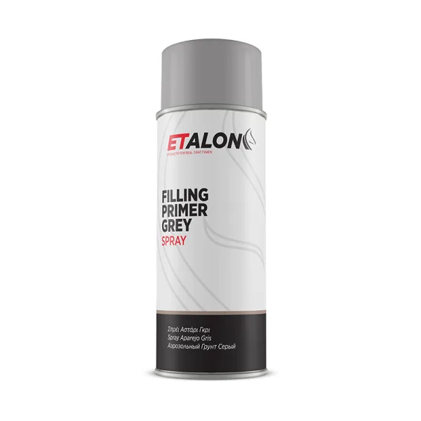 ETALON SPRAY ΓΕΜΙΣΤΙΚΟ ΑΣΤΑΡΙ 400ml ΓΚΡΙ